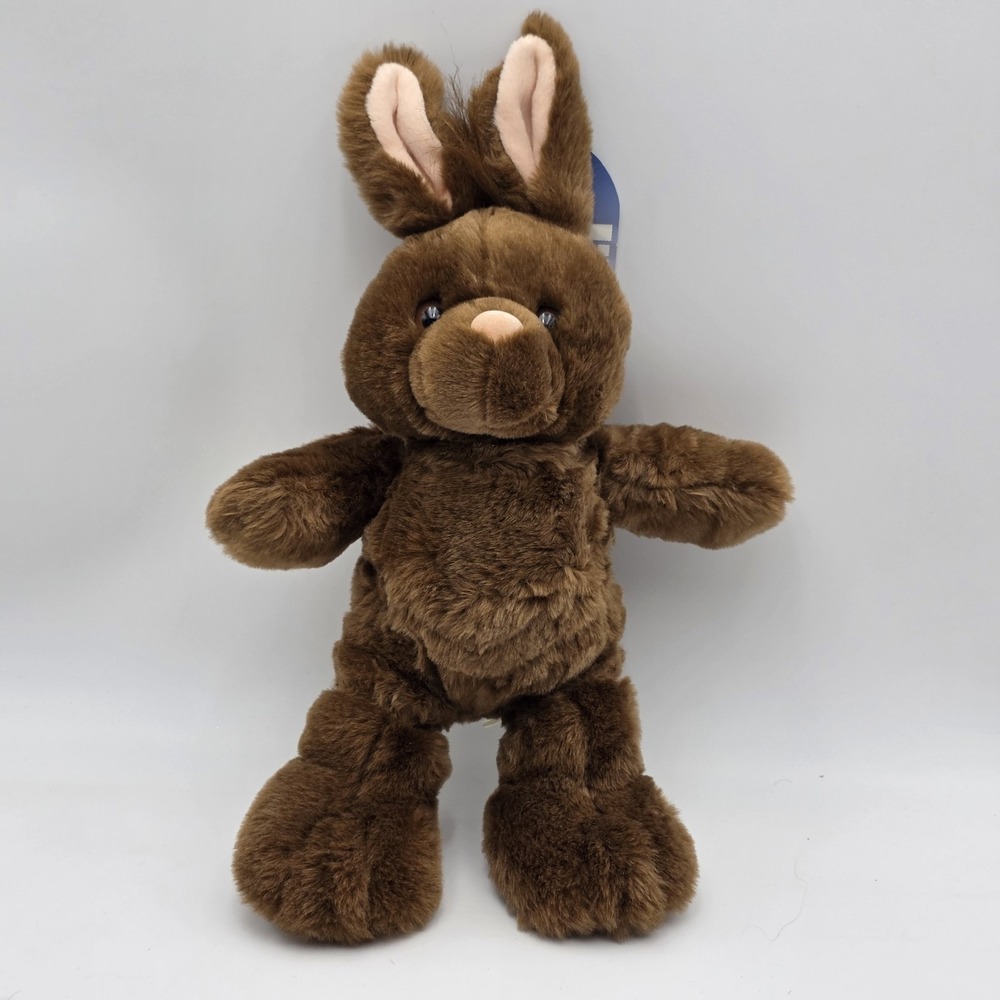 Vintage Build a Bear Retired 2000 Y2K Chocolate Bunny Rabbit Plush Easter 14"